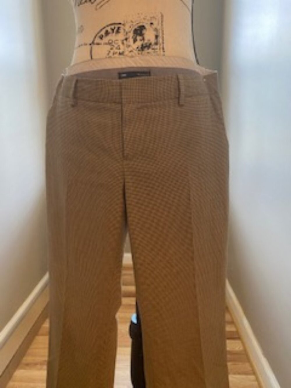 Classy navy and brown pin stripe Gap slacks